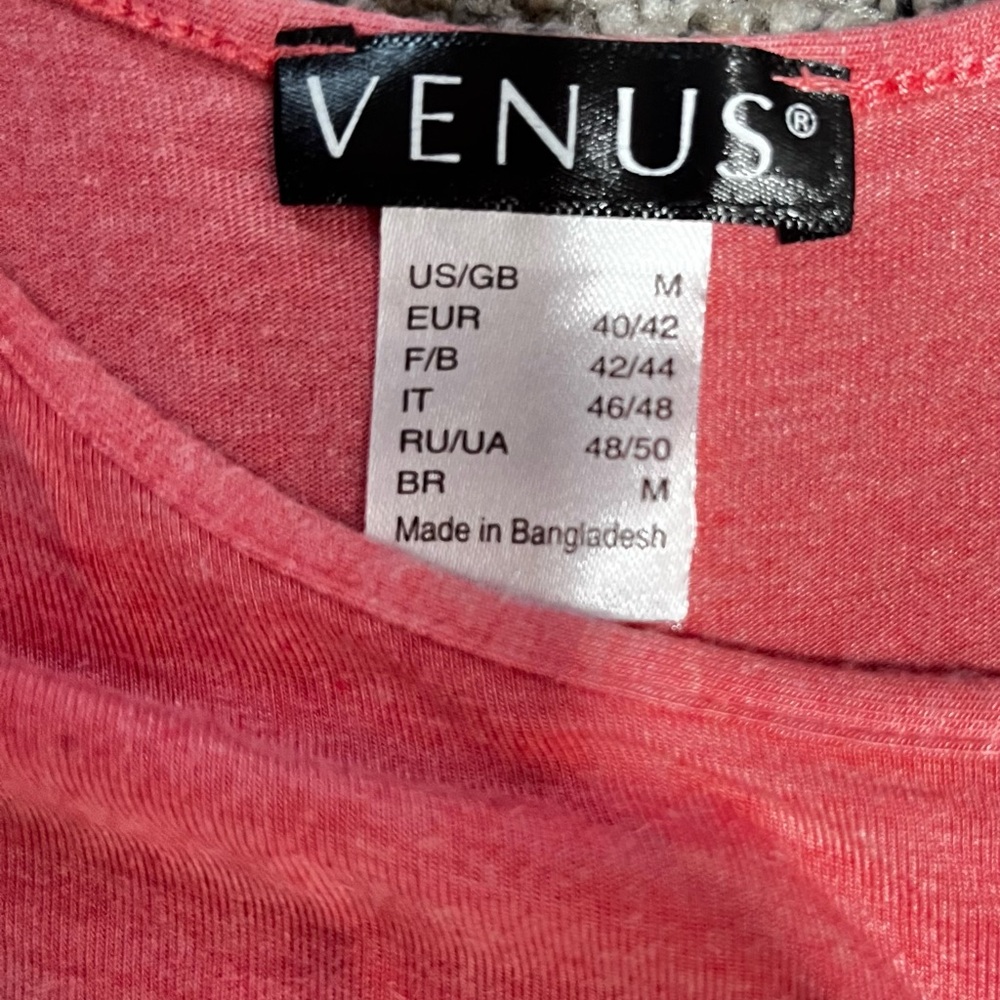VENUS Coral Short Sleeve Women's Top - Picture 2 of 3